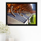 Pancho Arena in Hungary, Stadium Canvas, Sport Art, Gift for him, Framed Canvas Prints Wall Art Decor, Framed Picture