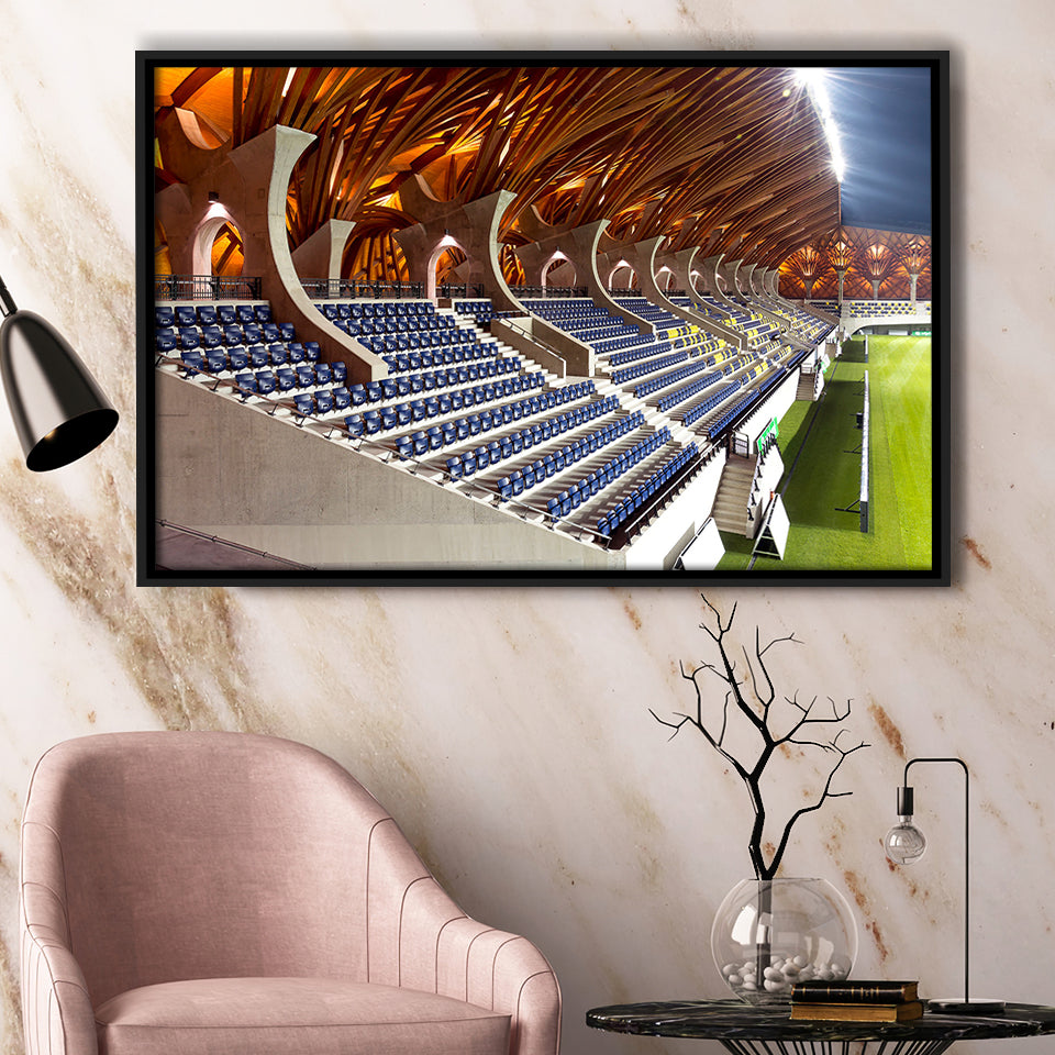 Pancho Arena in Hungary, Stadium Canvas, Sport Art, Gift for him, Framed Canvas Prints Wall Art Decor, Framed Picture