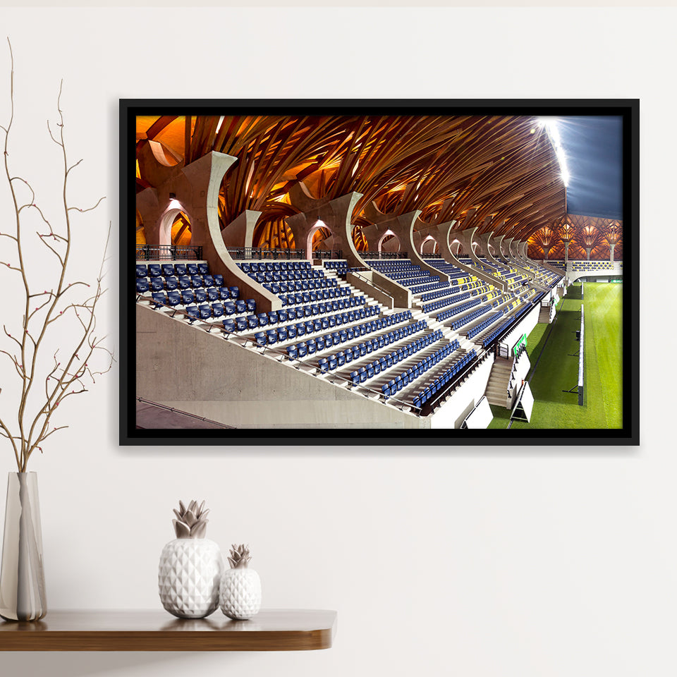Pancho Arena in Hungary, Stadium Canvas, Sport Art, Gift for him, Framed Canvas Prints Wall Art Decor, Framed Picture