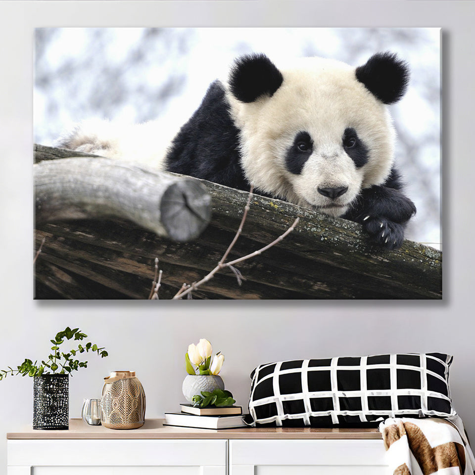 Panda Bears Cute Animals Canvas Prints Wall Art - Painting Canvas, Home Wall Decor, Painting Prints, For Sale