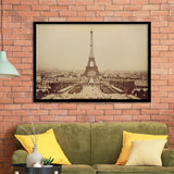 Paris Black And White Print, Eiffel Tower Framed Art Prints, Wall Art,Home Decor,Framed Picture