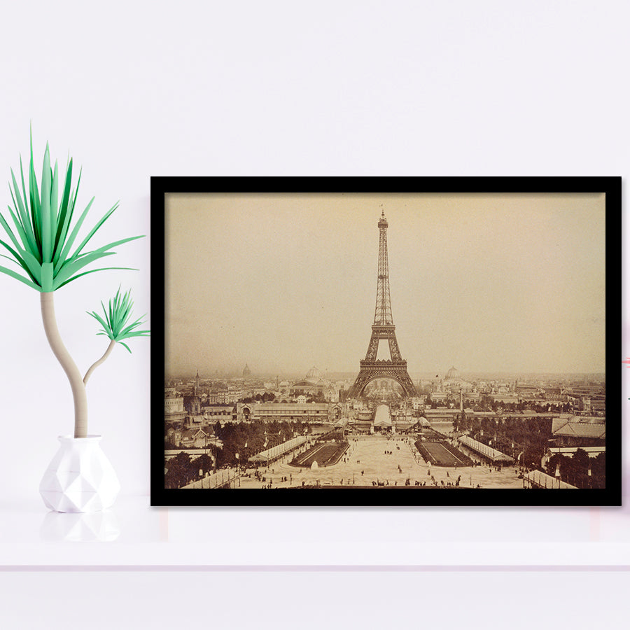 Paris Black And White Print, Eiffel Tower Framed Art Prints, Wall Art,Home Decor,Framed Picture