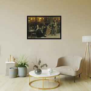 Paris Cafe By Ilya Efimovich Repin-Art Print,Canvas Art,Frame Art,Plexiglass Cover