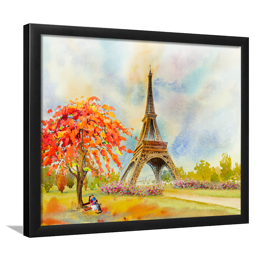 Paris European City Landmark Framed Wall Art - Framed Prints, Art Prints, Print for Sale, Painting Prints