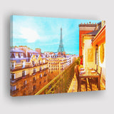 Paris Oil Painting, Paris Romatic Black & White  Canvas Prints Wall Art Home Decor - Painting Canvas, Ready to hang