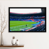 Paris Saint Germain Stadium Framed Canvas Prints Parc Des Princes Wall,Sport Stadium Art Prints, Fan Gift