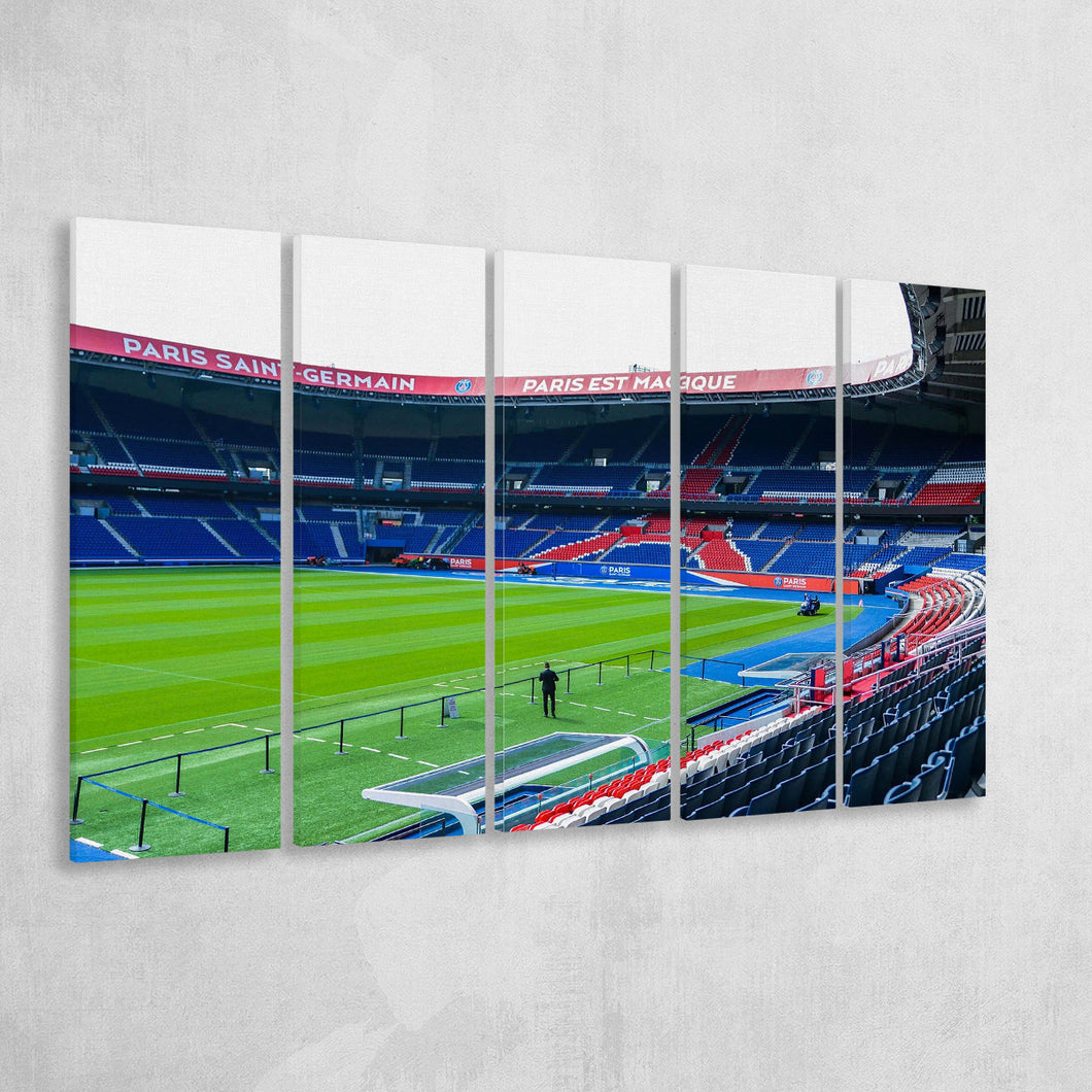 Paris Saint Germain Stadium Canvas Prints Parc Des Princes Wall,Multi Panels B,Sport Stadium Art Prints, Fan Gift
