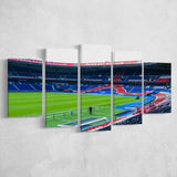 Paris Saint Germain Stadium Canvas Prints Parc Des Princes Wall,Multi Panels,Sport Stadium Art Prints, Fan Gift