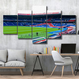 Paris Saint Germain Stadium Canvas Prints Parc Des Princes Wall,Multi Panels,Sport Stadium Art Prints, Fan Gift