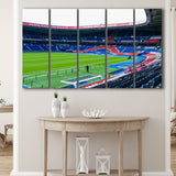 Paris Saint Germain Stadium Canvas Prints Parc Des Princes Wall,Multi Panels B,Sport Stadium Art Prints, Fan Gift