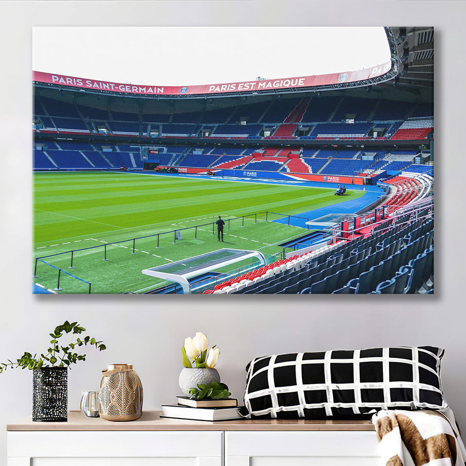 Paris Saint Germain Stadium Canvas Prints Parc Des Princes Wall,Sport Stadium Art Prints, Fan Gift, Wall Decor