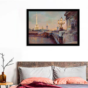 Parisian Evening Crop Framed Wall Art Prints - Framed Prints, Prints for Sale, Framed Art