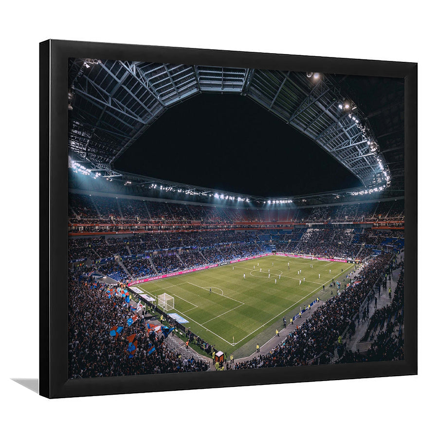 Park Olympique Lyonnais Stadium Art Prints Olympique Lyon Wall Art,Sport Stadium Art Prints, Fan Gift, Wall Decor
