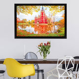 Park And Palace Framed Canvas Wall Art - Framed Prints, Canvas Prints, Prints for Sale, Canvas Painting