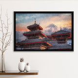 Patan Ancient City Framed Canvas Prints Wall Art Decor - Paiting Canvas, Art Prints, Floating Frame