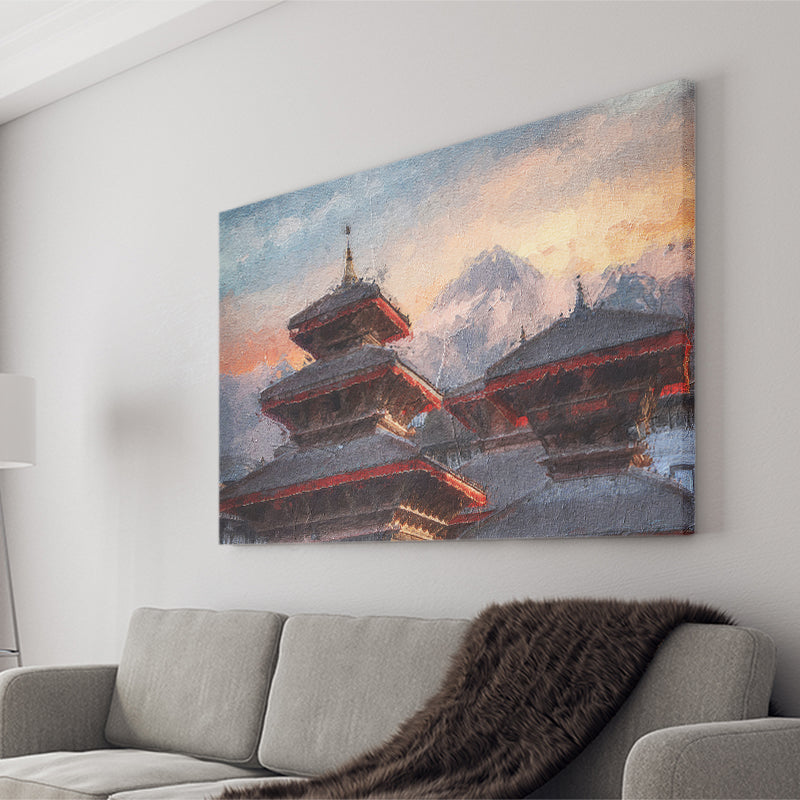 Patan Ancient City Canvas Prints Wall Art Decor - Paiting Canvas, Art Prints, Wall Decor, For Sale