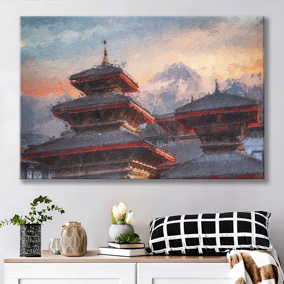 Patan Ancient City Canvas Prints Wall Art Decor - Paiting Canvas, Art Prints, Wall Decor, For Sale