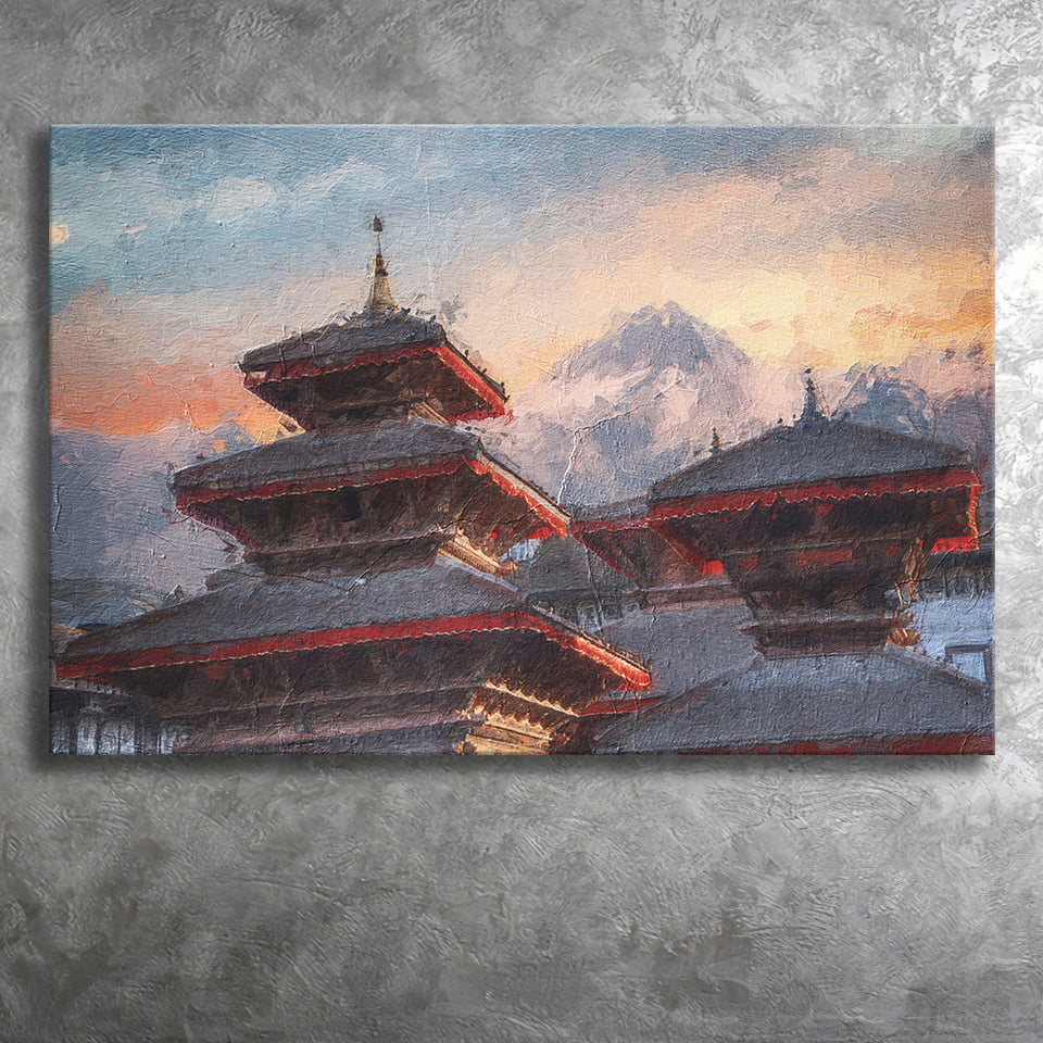 Patan Ancient City Canvas Prints Wall Art Decor - Paiting Canvas, Art Prints, Wall Decor, For Sale