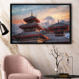Patan Ancient City Framed Canvas Prints Wall Art Decor - Paiting Canvas, Art Prints, Floating Frame