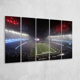 Patriot stadium Marathon, Stadium Canvas, Sport Art, Gift for him, Multi Panels B, Canvas Prints Wall Art Decor