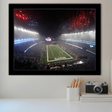 Patriot stadium Marathon, Stadium Canvas, Sport Art, Gift for him, Framed Art Prints Wall Art Decor, Framed Picture