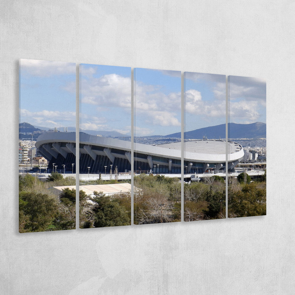 Peace and Friendship Stadium, Stadium Canvas, Sport Art, Gift for him, Multi Panels B, Canvas Prints Wall Art Decor