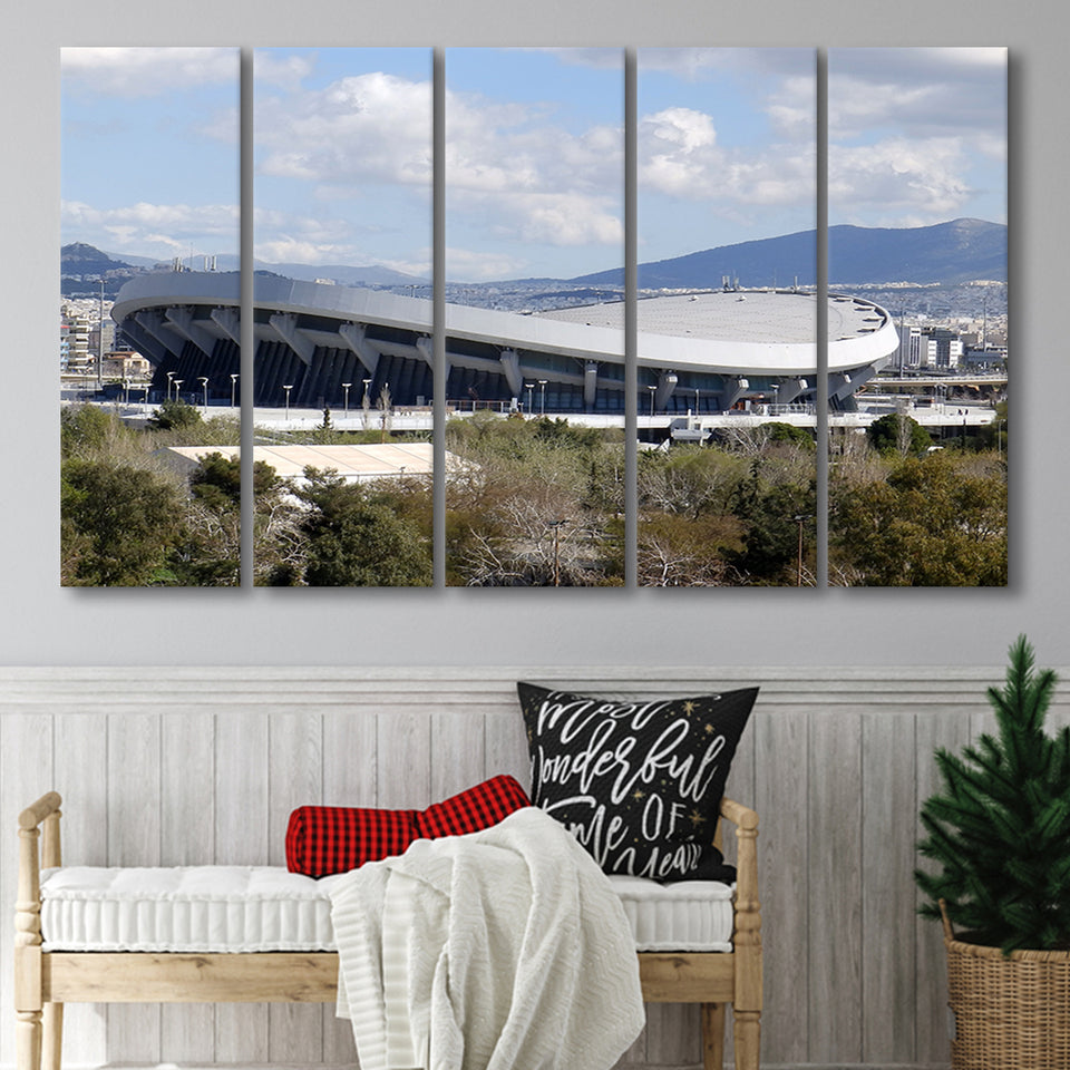 Peace and Friendship Stadium, Stadium Canvas, Sport Art, Gift for him, Multi Panels B, Canvas Prints Wall Art Decor