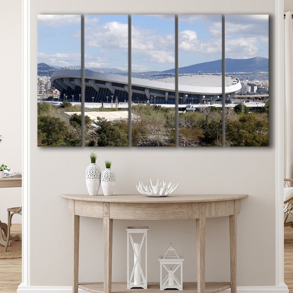 Peace and Friendship Stadium, Stadium Canvas, Sport Art, Gift for him, Multi Panels B, Canvas Prints Wall Art Decor