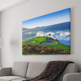 Pebble Beach Golf Links 07, Massive Monday Aerial At Califorlia, Golf Art Print, Golf Lover, Canvas Prints Wall Art Decor
