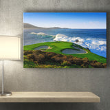 Pebble Beach Golf Links 07, Massive Monday Aerial At Califorlia, Golf Art Print, Golf Lover, Canvas Prints Wall Art Decor