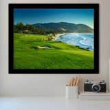 Pebble Beach Golf Links Hole 09 Perfect Set, Pebble Beach, California, Golf Sport Print, Golf Lover, Framed Art Prints Home Decor