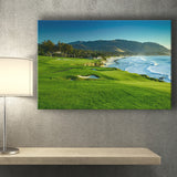 Pebble Beach Golf Links Hole 09 Perfect Set, Pebble Beach, California, Golf Art Print, Golf Lover, Canvas Prints Wall Art Decor
