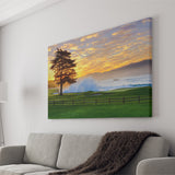 Pebble Beach Golf Links Hole 18, Awakening, Pebble Beach, California, Golf Art Print, Golf Lover, Canvas Prints Wall Art Decor