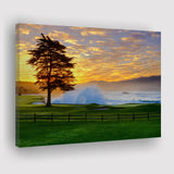 Pebble Beach Golf Links Hole 18, Awakening, Pebble Beach, California, Golf Art Print, Golf Lover, Canvas Prints Wall Art Decor