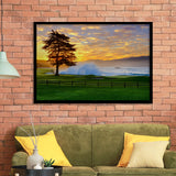 Pebble Beach Golf Links Hole 18, Awakening, Pebble Beach, California, Golf Sport Print, Golf Lover, Framed Art Prints Home Decor