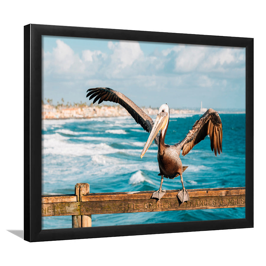 Pelican Wall Art Framed Art Prints Wall Art Decor, Framed Picture, Home Decor