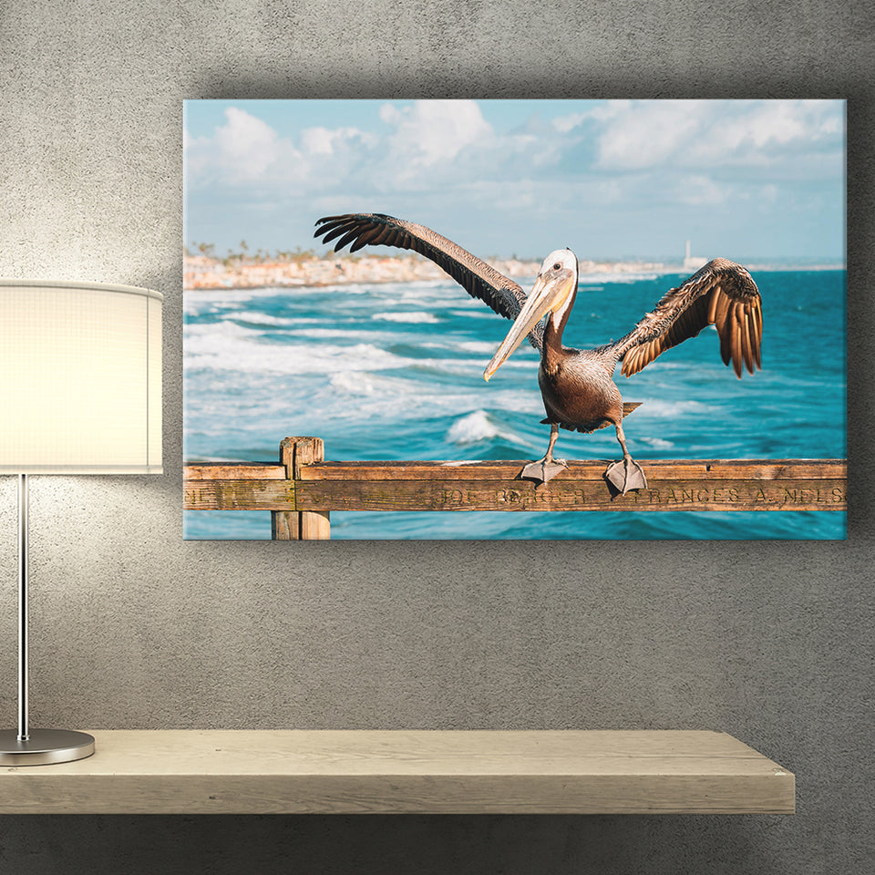 Pelican Wall Art Canvas Prints Wall Art Decor - Painting Canvas,Home Decor, Ready to Hang