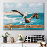 Pelican Wall Art Canvas Prints Wall Art Decor - Painting Canvas,Home Decor, Ready to Hang