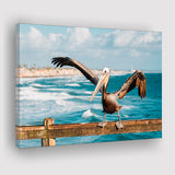 Pelican Wall Art Canvas Prints Wall Art Decor - Painting Canvas,Home Decor, Ready to Hang