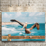 Pelican Wall Art Canvas Prints Wall Art Decor - Painting Canvas,Home Decor, Ready to Hang