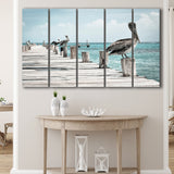Pelicans Bird Prints Pelican Bird Extra Large Canvas Prints Multi Panels B Wall Art Prints Home Decor