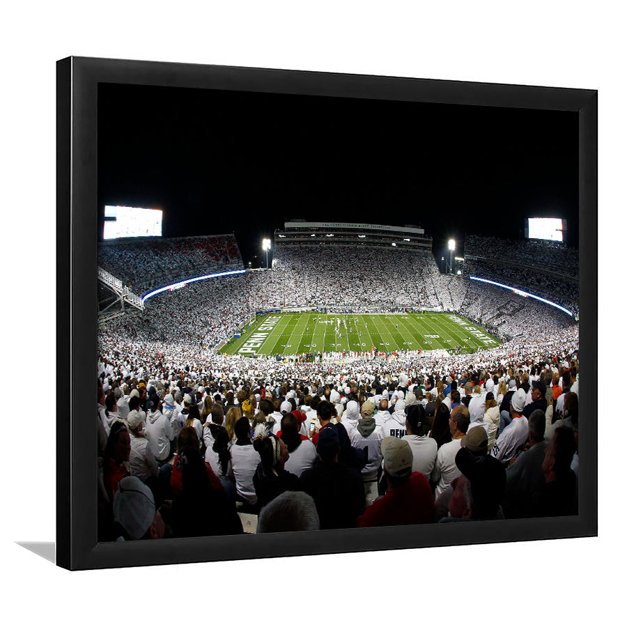 Penn State Stadium, Stadium Canvas, Sport Art, Gift for him, Framed Art Prints Wall Art Decor, Framed Picture