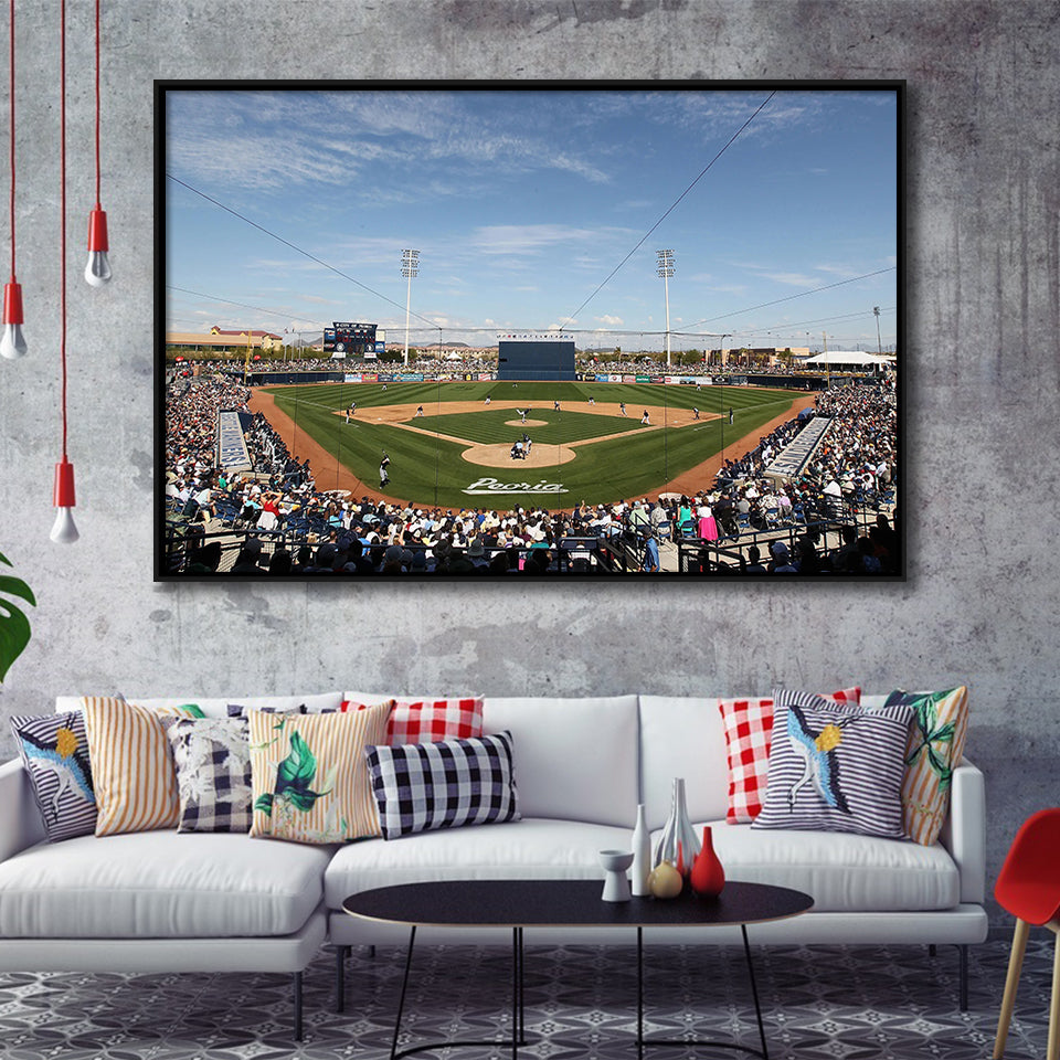 Peoria Sports Complex, Stadium Canvas, Sport Art, Gift for him,100 Framed Canvas Prints Wall Art Decor, Framed Picture