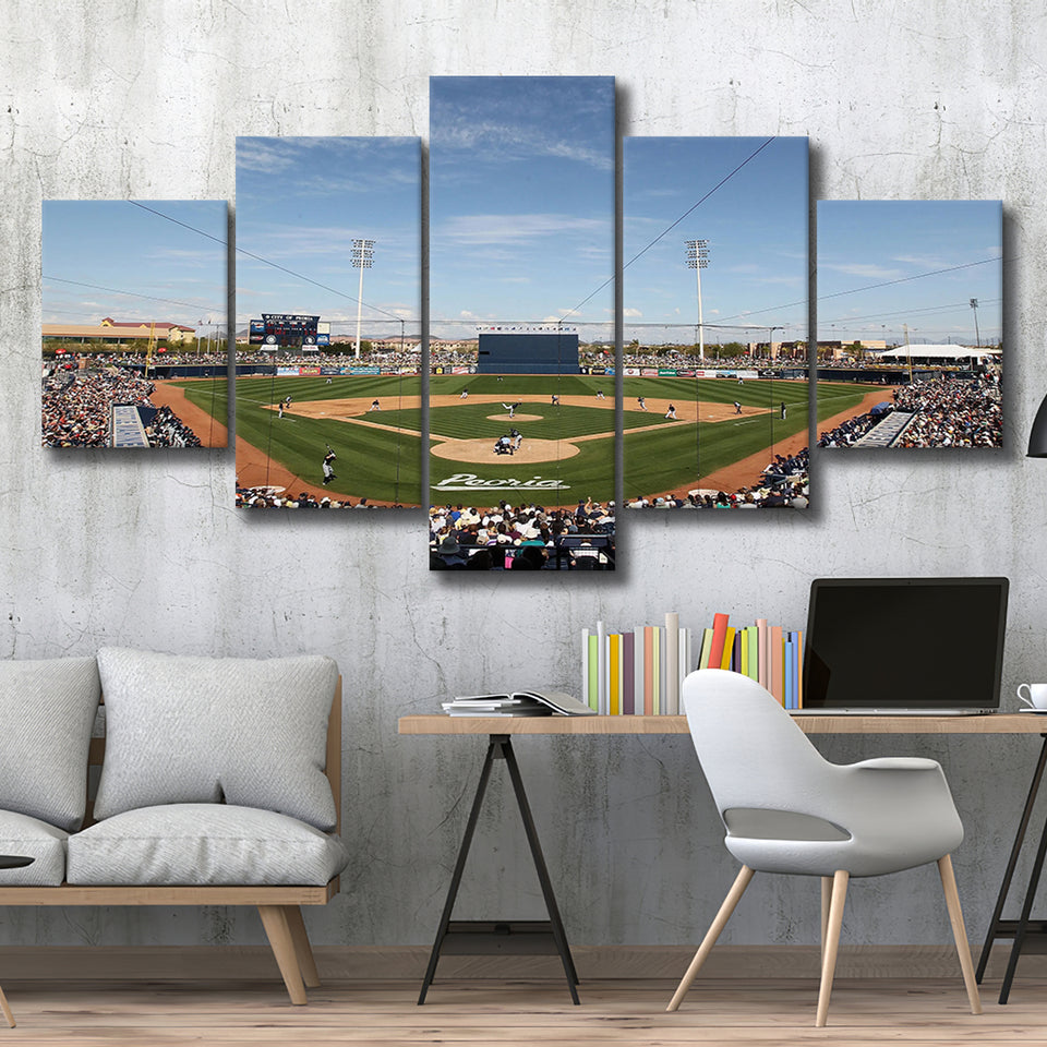 Peoria Sports Complex, Stadium Canvas, Sport Art, Large Canvas,V1 Multi Panels, Canvas Prints Wall Art Decor