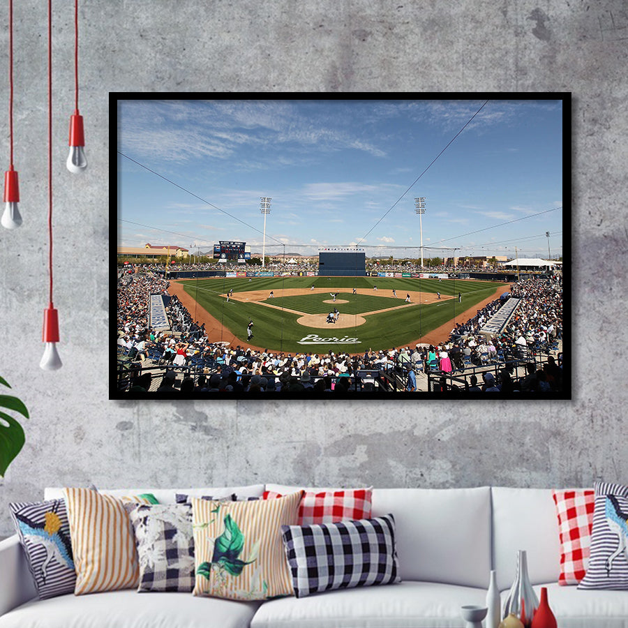 Peoria Sports Complex, Stadium Canvas, Sport Art, Gift for him,100 Framed Art Prints Wall Art Decor, Framed Picture