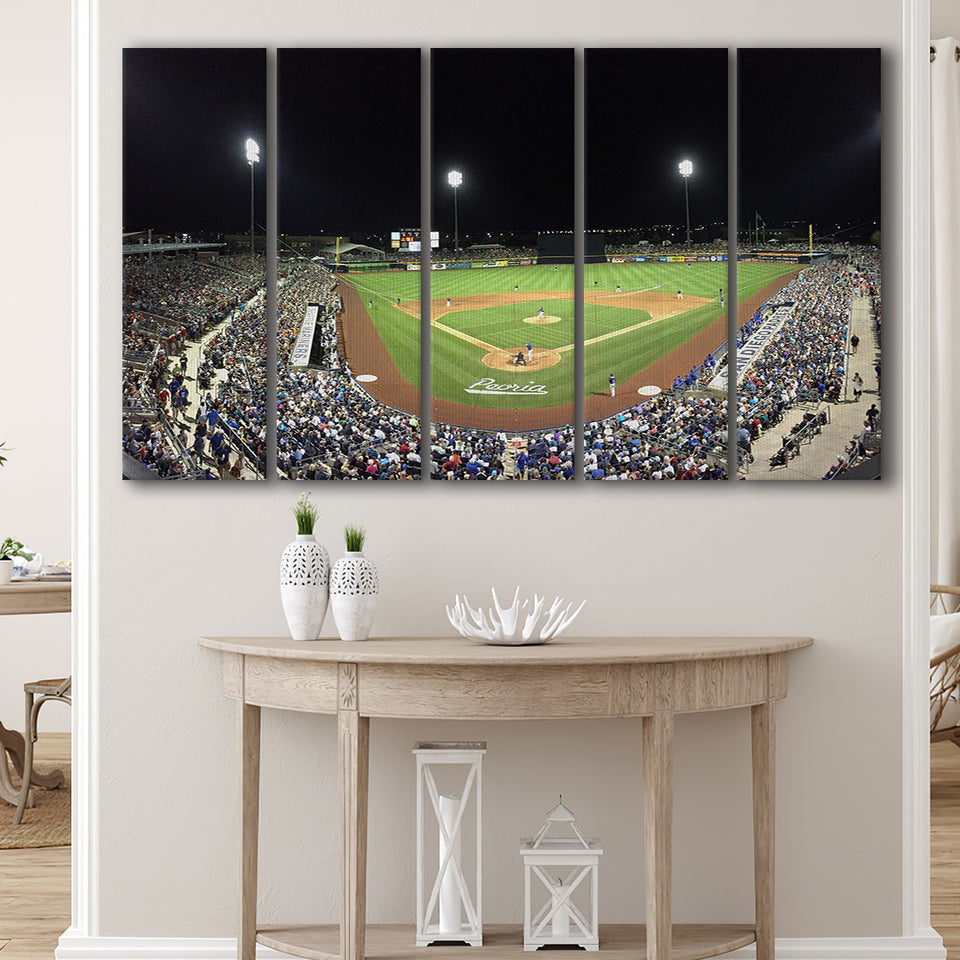 Peoria Sports Complex in Arizona, Stadium Canvas, Sport Art, Gift for him, Multi Panels B, Canvas Prints Wall Art Decor