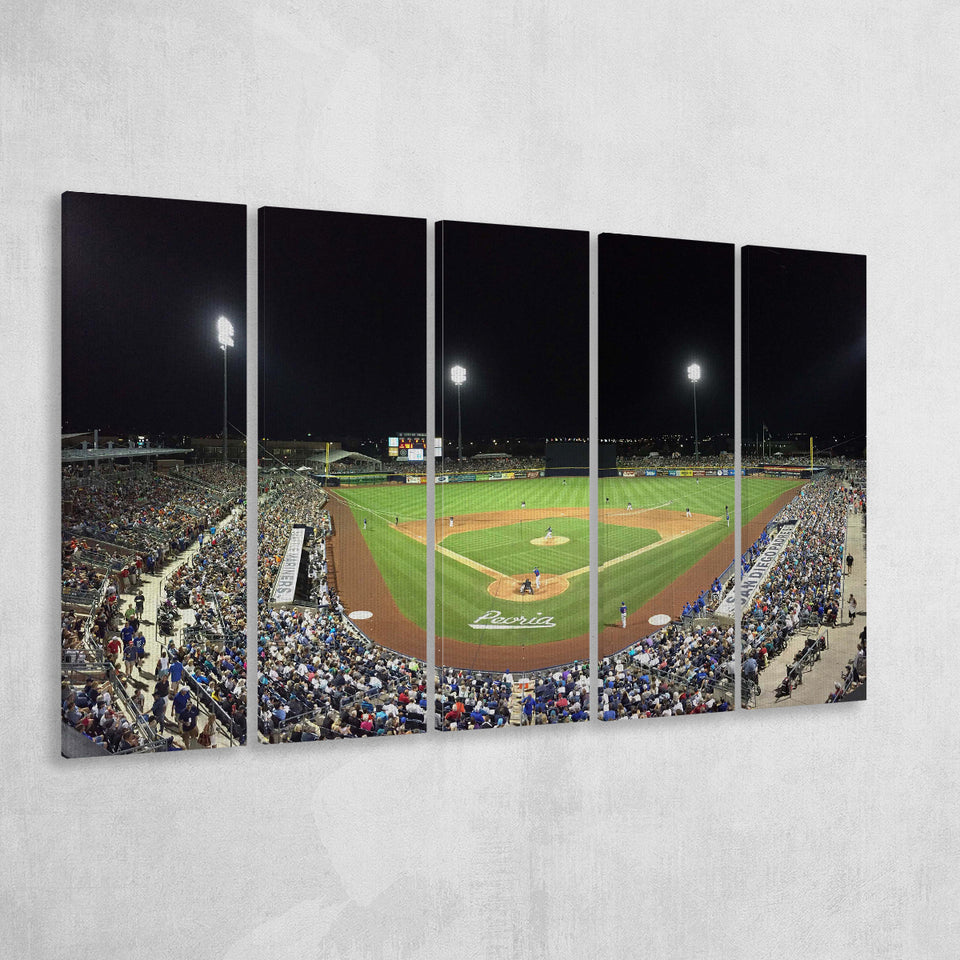 Peoria Sports Complex in Arizona, Stadium Canvas, Sport Art, Gift for him, Multi Panels B, Canvas Prints Wall Art Decor