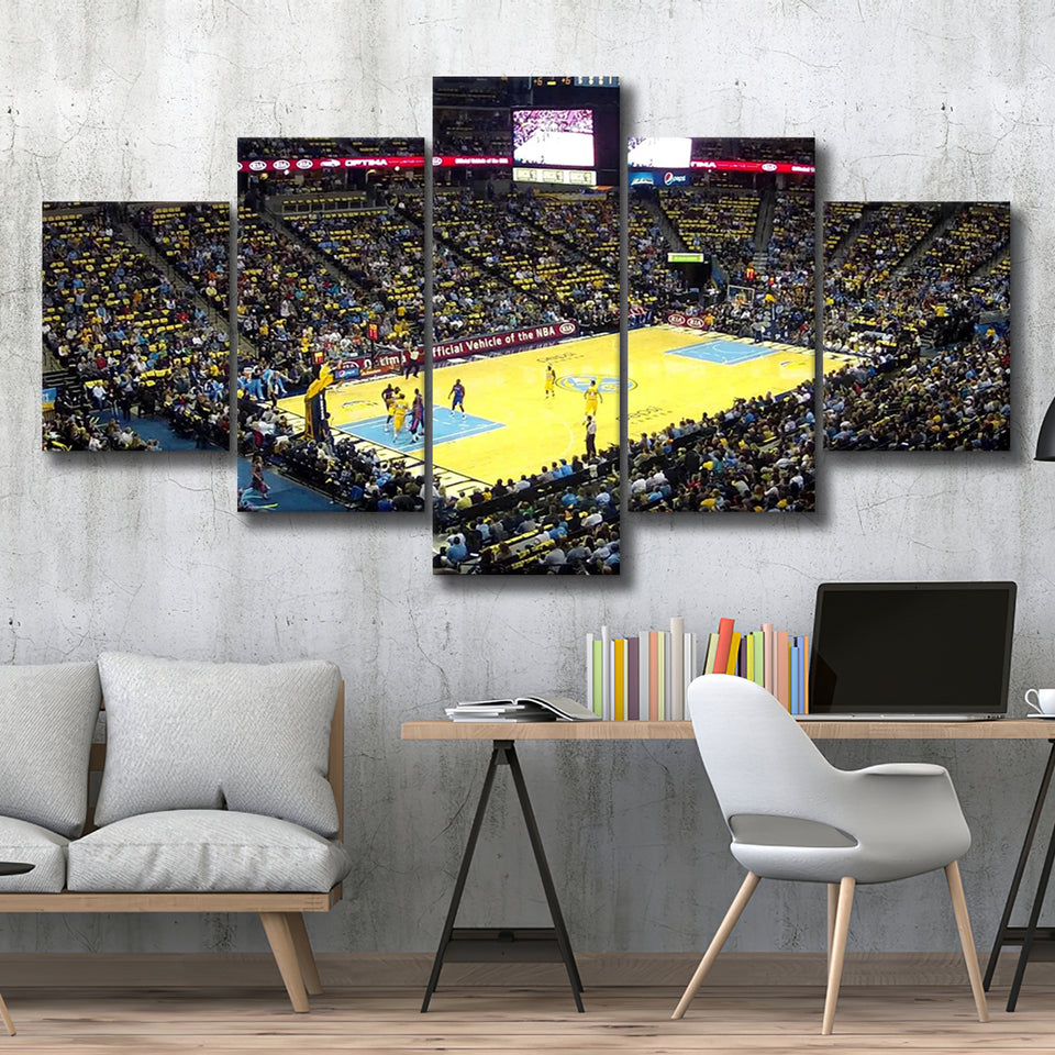 Pepsi Center Nuggets, Stadium Canvas, Sport Art, Large Canvas, Multi Panels, Canvas Prints Wall Art Decor