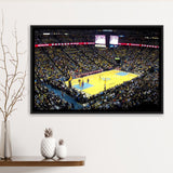 Pepsi Center Nuggets, Stadium Canvas, Sport Art, Gift for him, Framed Canvas Prints Wall Art Decor, Framed Picture
