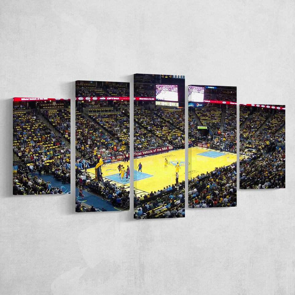 Pepsi Center Nuggets, Stadium Canvas, Sport Art, Large Canvas, Multi Panels, Canvas Prints Wall Art Decor